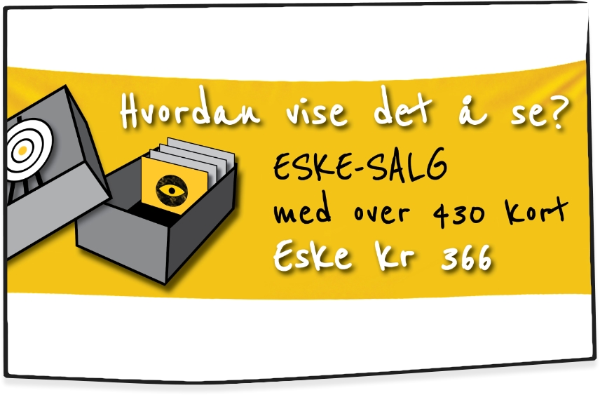 Eskesalg med utsagnskort går for 50 % jubileumsrabatt ut 2025